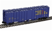 ATLAS N Scale 50005818 | 4180 Airslide Covered Hopper | Golden West Service #513050
