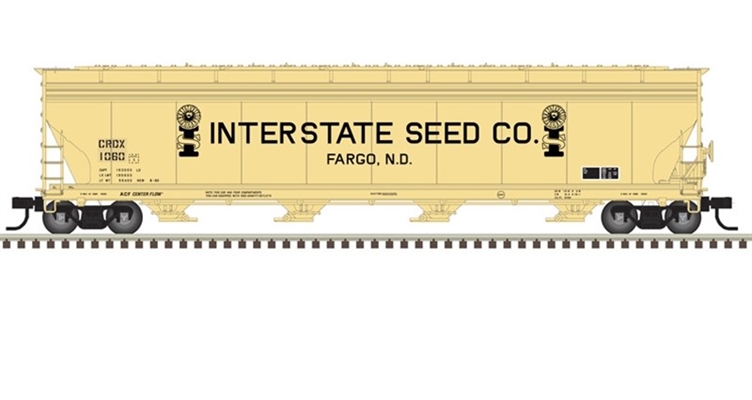 Atlas Master N 5701 Covered Grain Hopper Interstate Seed Co. (CRDX) #1058