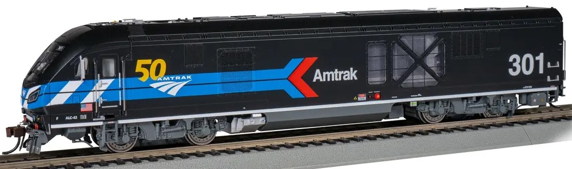 Bachmann HO Amtrak ALC-42 Charger #301 (Day One / 50th) W/ Sound