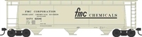 BOWSER N Scale 38140 | 3-Bay Cylindrical Covered Hopper | FMC Chemical #60546