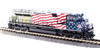 Broadway Limited 6300, N EMD SD70ACe KCS #4006, Veterans Day Salute, with Paragon3 Sound