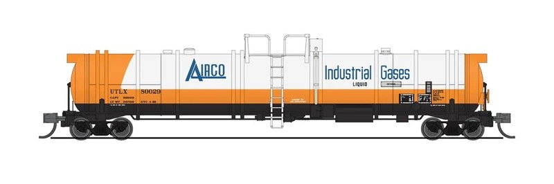 BROADWAY LIMITED N Scale 8140 | Cryogenic Tank Car | Airco (2Pk)