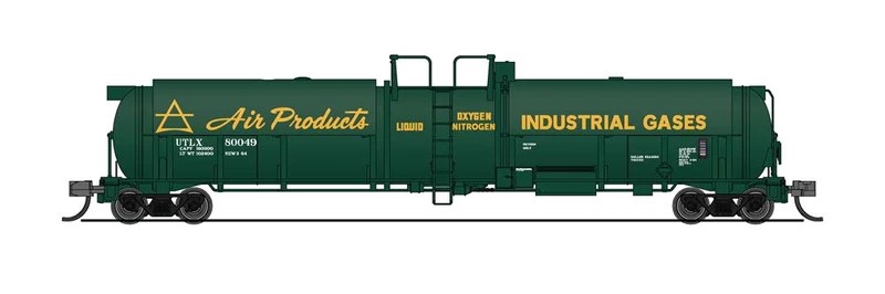 BROADWAY LIMITED N Scale 8141 | Cryogenic Tank Car | Air Products (2Pk)