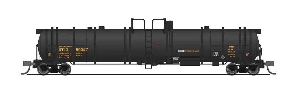 BROADWAY LIMITED N Scale 8148 | Cryogenic Tank Car | UTLX - Black (2Pk)