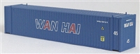 CON-COR N Scale 44105 | Wan Hai Hi-Cube 45' Container (2pk) Set#1