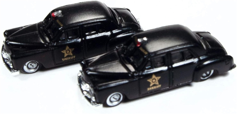 Mini Metals N Scale 50381 | 1950 Dodge County Sheriff Car (Black)