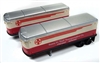 Mini Metals N Scale 51179 | 40'/50's Aero Van Trailers | Santa Fe Trail Transportation