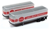 Mini Metals N Scale 51182 | 40'/50's Aero Van Trailers | Coca-Cola