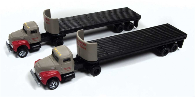 MINI METALS N Scale 51184 | IH R-190 Tractor/32' Flat Bed Trailer | Breir & Smith