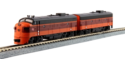 KATO N Scale EMD FP7A & F7B (95A/95B) Milwaukee Road (2 Locomotive Set)