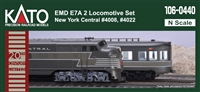 Kato N EMD E7A New York Central 2 Locomotive Set (DCC READY)