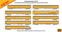 KATO N Scale 106089 | Milwaukee Road "Olympian Hiawatha" Post 1955 Scheme | 9 Passenger Car Set