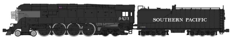 KATO N Scale 1260308 | Lima 4-8-8 GS-4 | Southern Pacific "Post War" Black #4433
