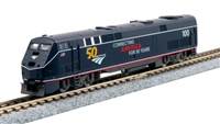 Kato N Gauge GE P42 "Genesis" Amtrak Midnight Blue #100 w/ 50th Anniv Logo