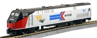 Kato N Gauge GE P42 "Genesis" Amtrak (Phase 1) #161 w/ 50th Anniv Logo