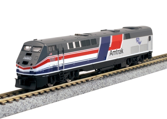 KATO N Scale 1766038 | GE P42 "Genesis" | Amtrak (Dash 8) Phase III Late #160 [50th Anniversary Logo]