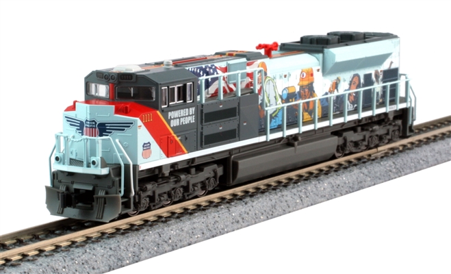 KATO N Scale 1768412D | EMD SD70ACe | Union Pacific #1111 "Powered by our People" | Digitrax DN163K1C Decoder