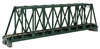 Kato N Scale Unitrack 20431, 248mm (9 3/4") Single Track Truss Bridge, Green