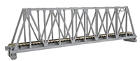 Kato N Scale Unitrack 20433 | 248mm (9 3/4") Single Track Truss Bridge, Silver