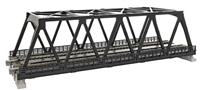 KATO N Scale Unitrack 20438 | 248mm (9 3/4") Double Track Truss Bridge, Black