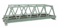 Kato N Scale Unitrack 20439, 248mm (9 3/4") Double Track Truss Bridge, Light Green