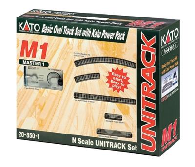KATO N Scale 20852 | Master Set 1 (M1)  Basic Oval w/ Kato Power Pack