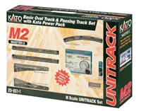 KATO N Scale 20853 | Master Set 2 (M2) Basic Oval and siding w/ Kato Power Pack
