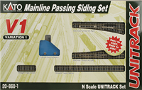 KATO N Scale Unitrack 20860 | V1 Mainline Passing Siding Set