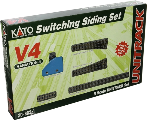 KATO N Scale Unitrack 20863 | V4 Switching Siding Set