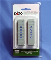 KATO N Scale 40ft Container Two Pack COSCO