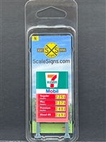 SCALESIGNS N Scale 711V71N |  7 Eleven Station Sign
