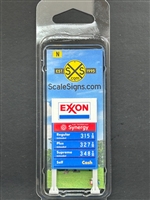SCALESIGNS N Scale EXXV14N |  Exxon Station Sign