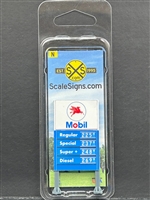 SCALESIGNS N Scale MOBV03N |  Mobil Station Sign