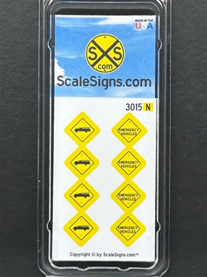 SCALESIGNS N Scale N3015 |  Emergency Vehicle