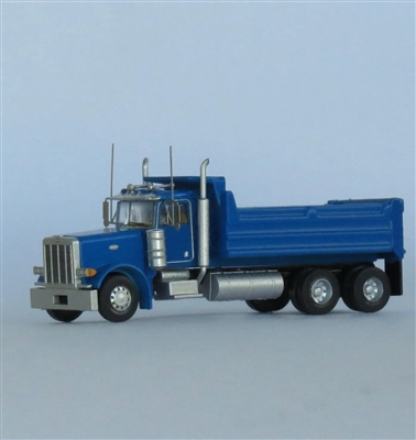 Trainworx N Scale 47974 | Peterbilt 379 Dump Truck | Blue