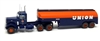 Trainworx N Scale Peterbuilt 350 Tanker (Union Gas)